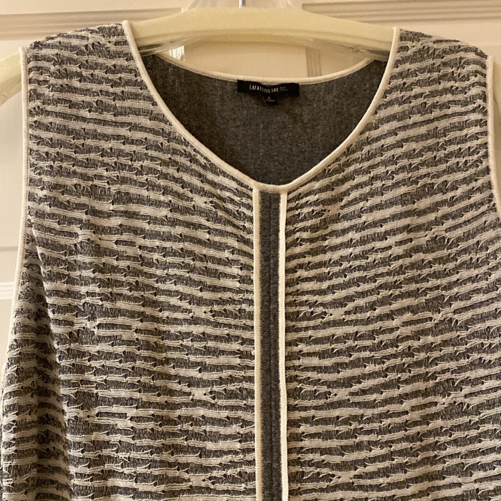 Lafayette 148 New York Knit Cami/ tank top. Sz. L. - Picture 2 of 7